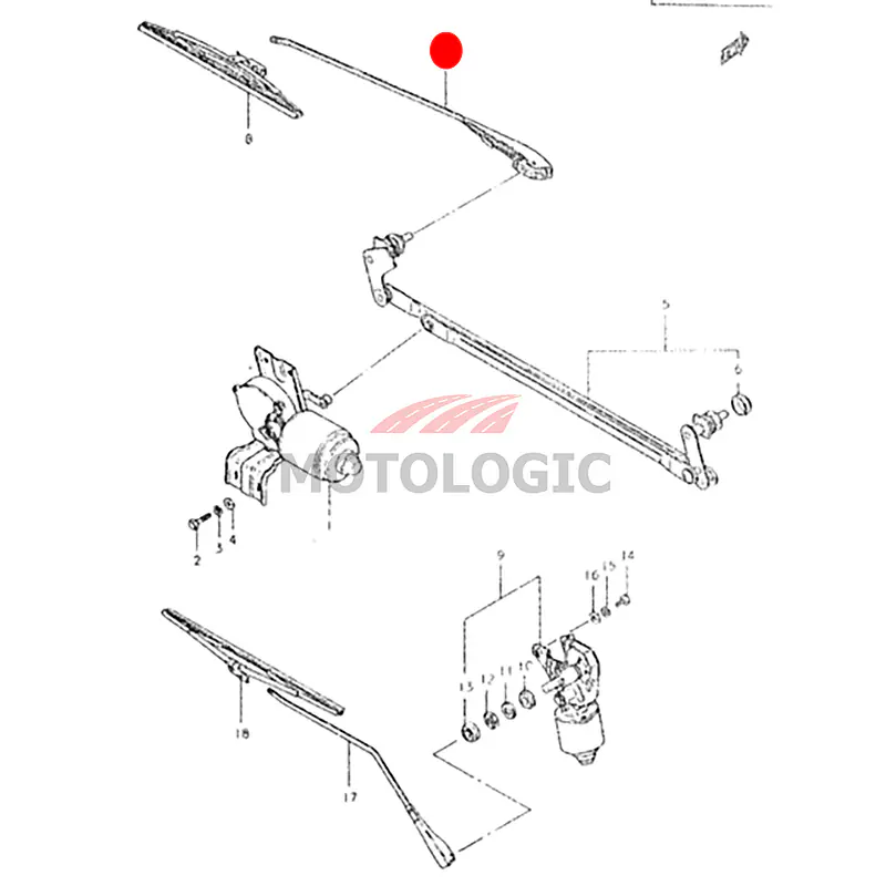 WIPER ARM SUZUKI CARRY SERIES - Master