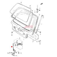 BACK DOOR LATCH SUZUKI MARUTI 800 SERIES - Master