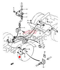 FRONT BRAKE HOSE SUZUKI SAMURAI SERIES - Master