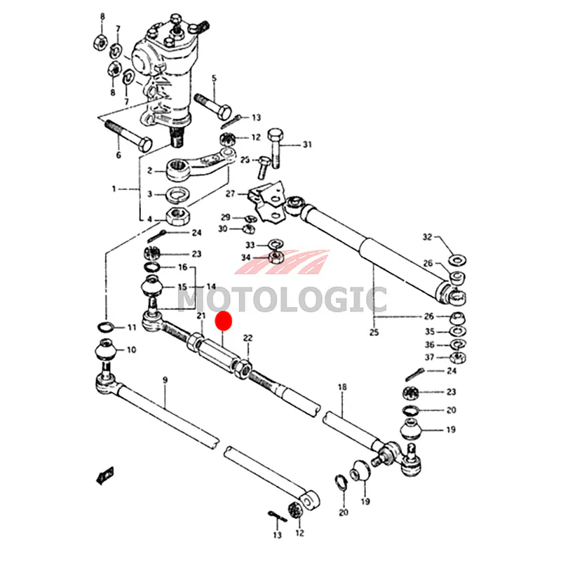 TIE ROD END CONNECTOR SUZUKI SAMURAI SERIES - Master