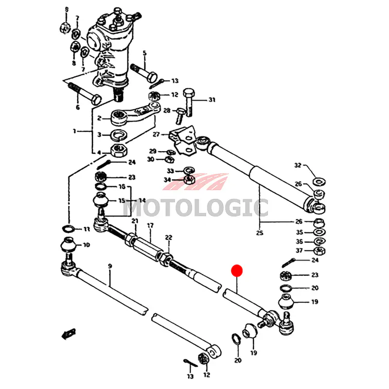 STEERING TIE ROD SUZUKI SAMURAI SERIES - Master