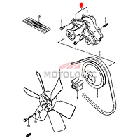 WATER PUMP SUZUKI SAMURAI SERIES - Master