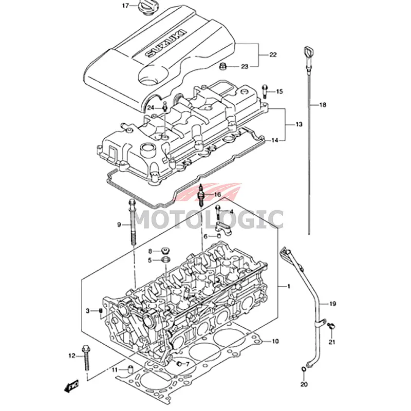 CYLINDER HEAD SUZUKI VITARA SERIES - Master