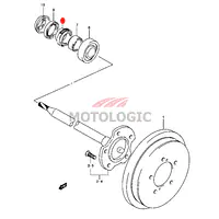 REAR WHEEL BEARING RETAINER RING SUZUKI JIMNY SERIES - Master