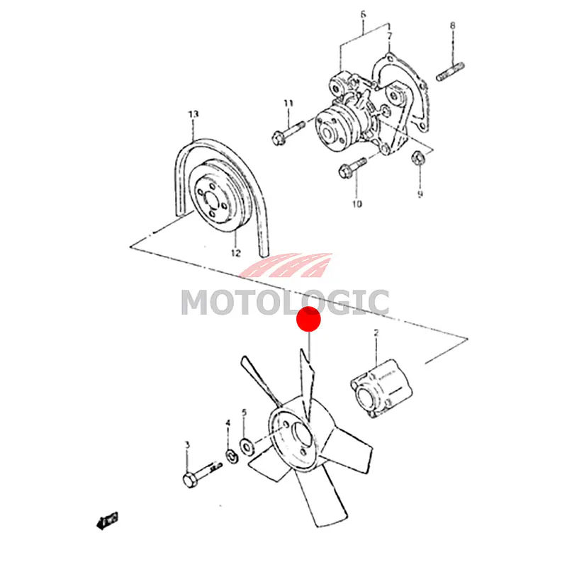 ENGINE COOLING FAN SUZUKI CARRY SERIES - Master
