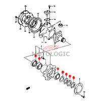 FRONT WHEEL BEARING KIT SUZUKI SAMURAI SERIES - Master