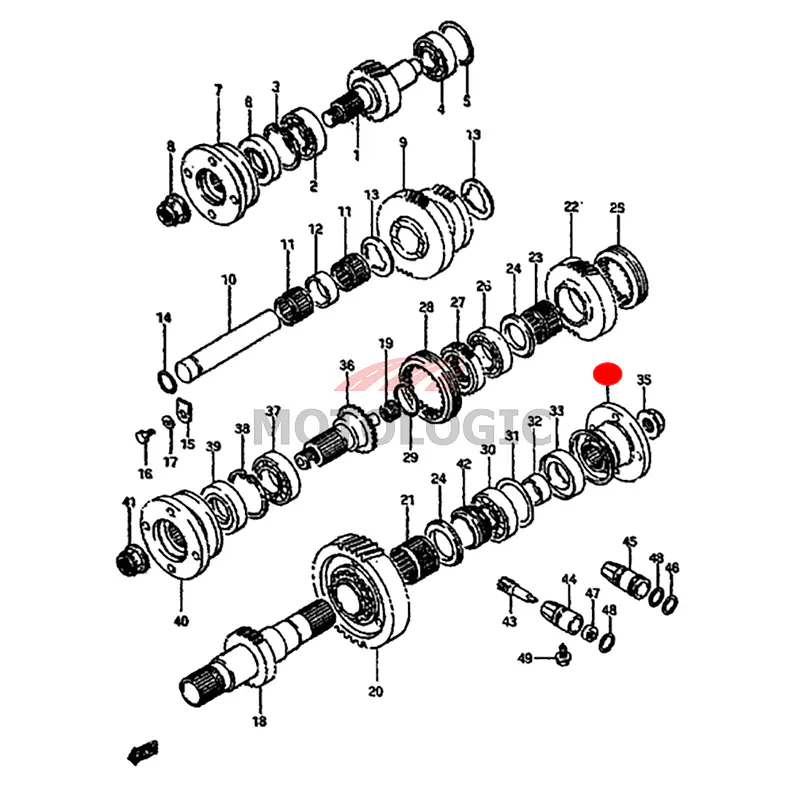 UNIVERSAL JOINT FLANGE SUZUKI SAMURAI SERIES - Master
