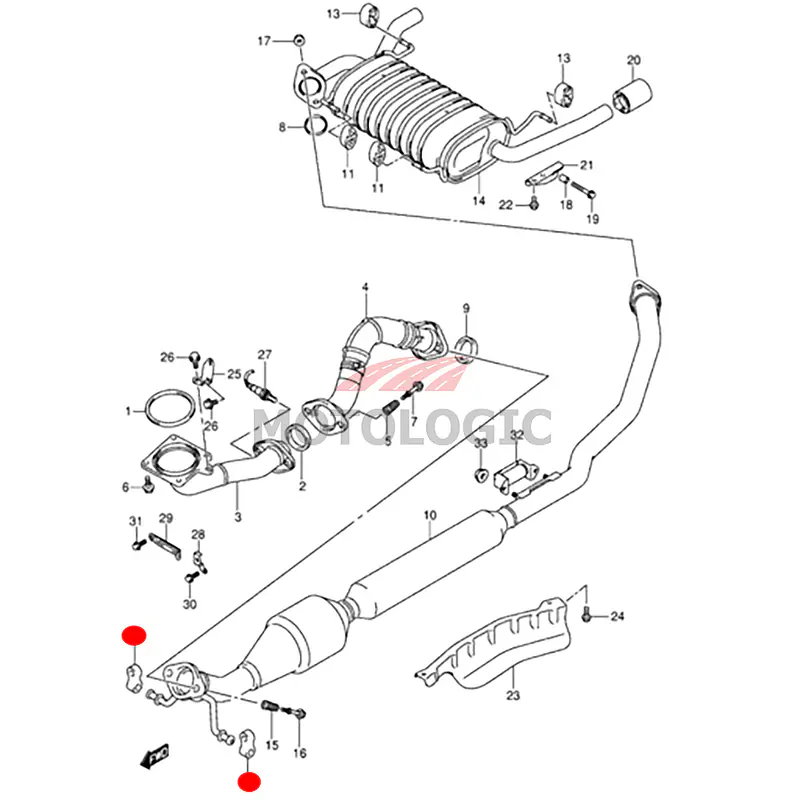 MUFFLER MOUNTING SUZUKI SWIFT SERIES - Master