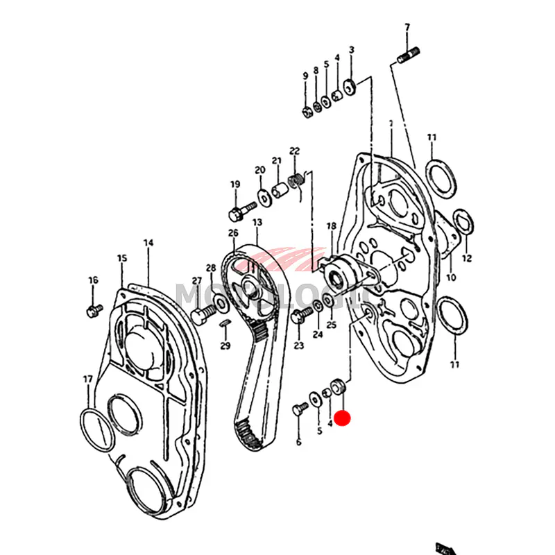 TIMING BELT INSIDE COVER GROMMET SUZUKI MARUTI 800 SERIES - Master