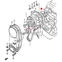 TIMING BELT INSIDE COVER SEAL SUZUKI SAMURAI SERIES - Master