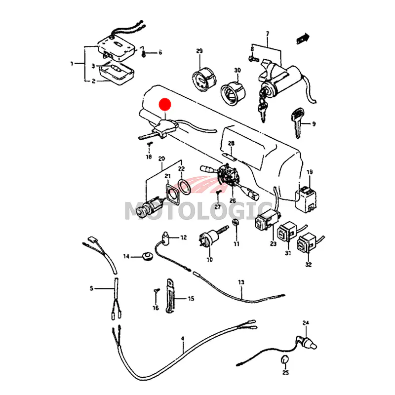 HEATER FAN MOTOR SWITCH SUZUKI SAMURAI SERIES - Master