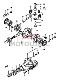 OIL SEAL BEVEL DRIVE PIN SUZUKI VITARA SERIES - Master