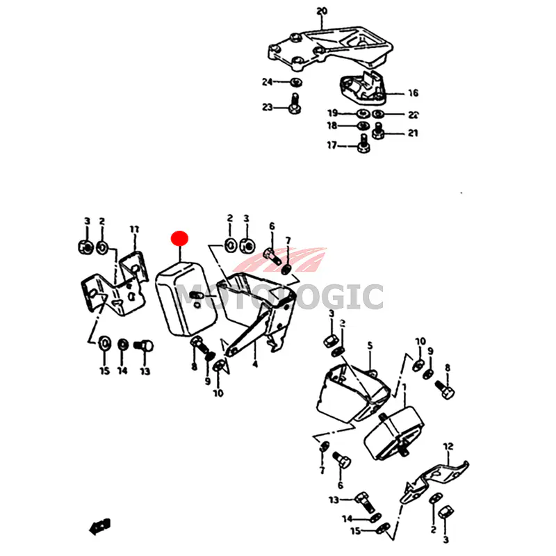 FRONT ENGINE MOUNTING SUZUKI SAMURAI SERIES - Master