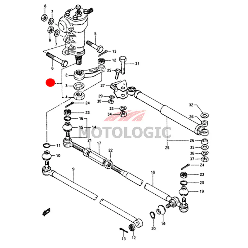 STEERING GEAR BOX SUZUKI SAMURAI SERIES - Master