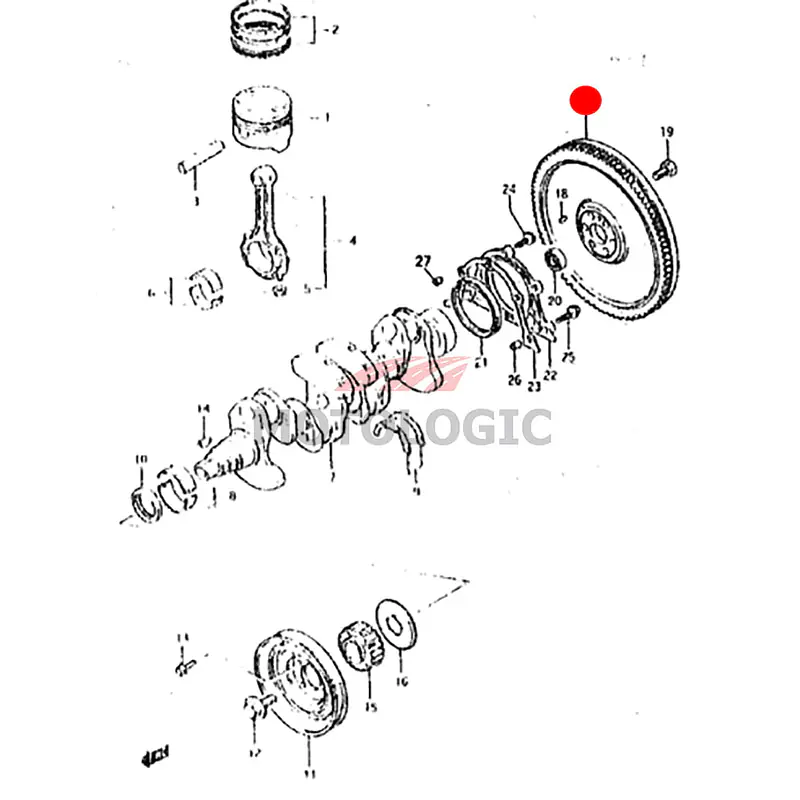 FLYWHEEL RING GEAR ONLY SUZUKI SAMURAI SERIES - Master