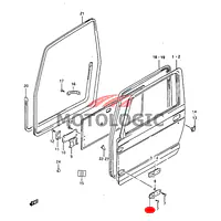 DOOR HINGE LOWER SUZUKI SAMURAI SERIES - Master