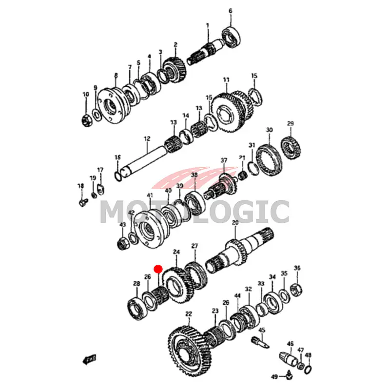 BEARING T/F OUT HIGH GEAR SUZUKI SAMURAI SERIES - Master