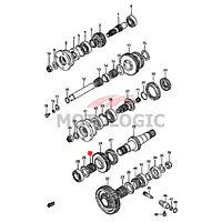 BEARING T/F OUT HIGH GEAR SUZUKI SAMURAI SERIES - Master