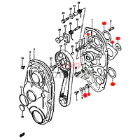 SEAL TIMING COVER KIT SUZUKI SAMURAI SERIES - Master