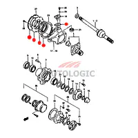 STEERING KNUCKLE KIT (MINOR) SUZUKI SAMURAI SERIES - Master