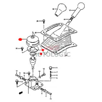 GEAR LEVER REPAIR KIT SUZUKI SAMURAI SERIES - Master