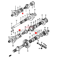 TRANSFER CASE SHAFT REAR BEARING SUZUKI SAMURAI SERIES - Master