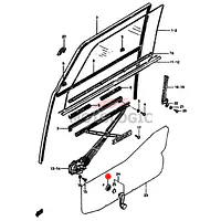 REGULATOR HANDLE COVER SUZUKI SAMURAI SERIES - Master