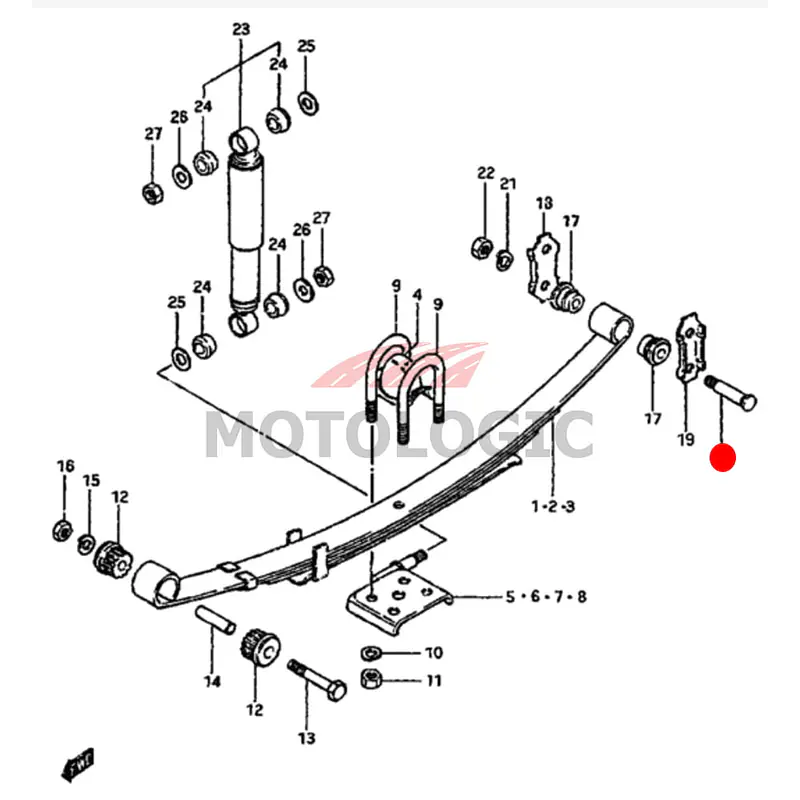 SHACKLE PIN SUZUKI SAMURAI SERIES - Master