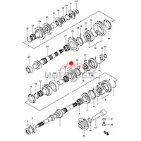 GEAR INPUT SHAFT 5TH SUZUKI SWIFT SERIES - Master