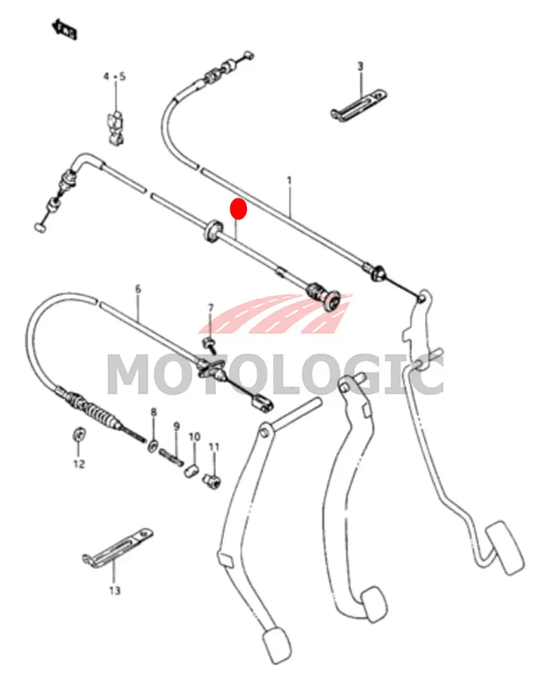 CHOKE CABLE SUZUKI SAMURAI SERIES - Master