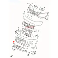 FRONT BUMPER LOWER GARNISH SUZUKI IGNIS SERIES - Master