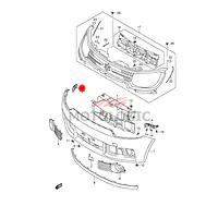 FRONT BUMPER HOLDER RH SUZUKI IGNIS SERIES - Master
