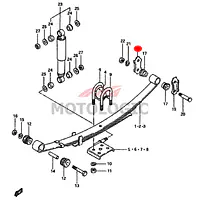 INNER SHACKLE PLATE SUZUKI SAMURAI SERIES - Master