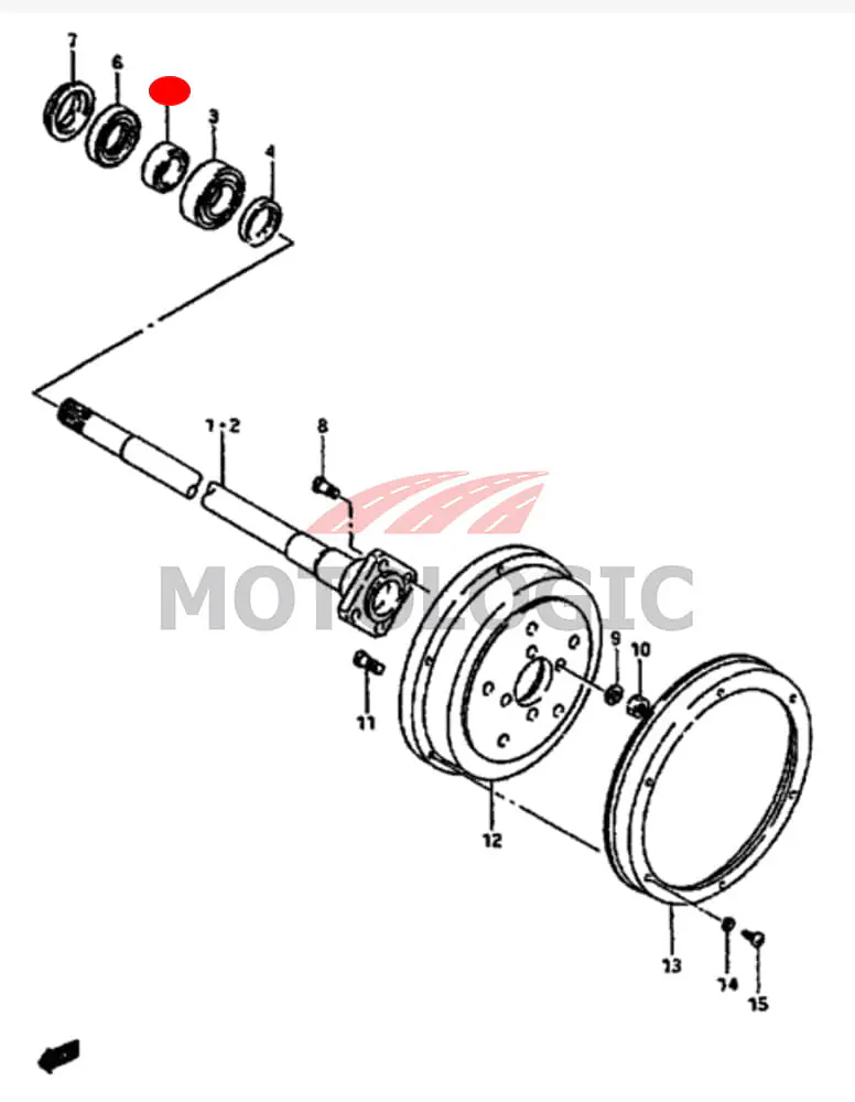 RING REAR WHEEL SUZUKI SAMURAI SERIES - Master