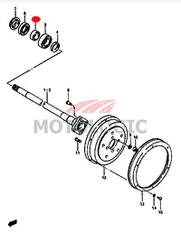 RING REAR WHEEL SUZUKI SAMURAI SERIES - Master