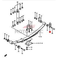 OUTER SHACKLE PLATE SUZUKI SAMURAI SERIES - Master