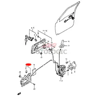 INSIDE DOOR HANDLE RIGHT SUZUKI SIDEKICK SERIES - Master