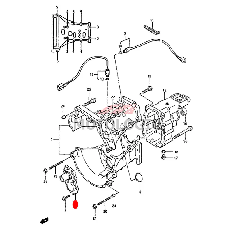 INPUT SHAFT BEARING RETAINER SUZUKI SAMURAI SERIES - Master