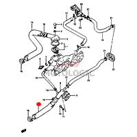 RADIATOR OUTLET HOSE SUZUKI SAMURAI SERIES - Master