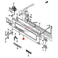 REAR GATE PANEL SUZUKI SAMURAI SERIES - Master
