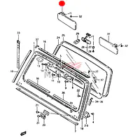 SUNVISOR RIGHT SUZUKI SAMURAI SERIES - Master