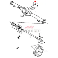 REAR AXLE HOUSING PLUG SUZUKI CARRY SERIES - Master