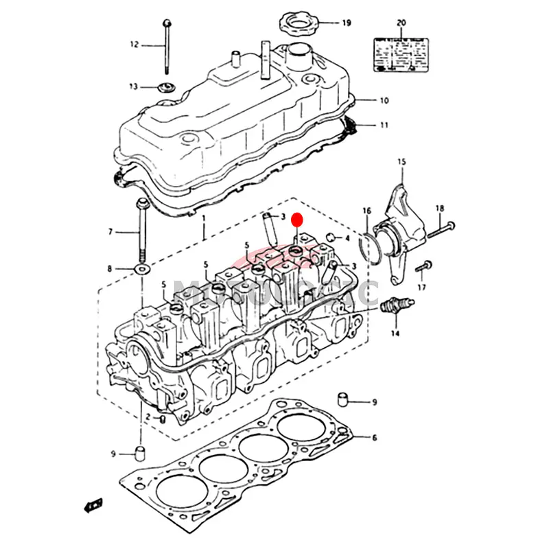 CYLINDER HEAD PLUG SUZUKI ALTO SERIES - Master