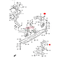 REAR MOUNTING BRACKET BOLT SUZUKI BALENO SERIES - Master