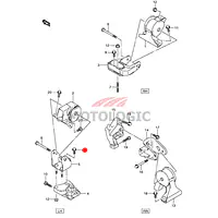 ENGINE MOUNTING BRACKET BOLT SUZUKI ALTO SERIES - Master